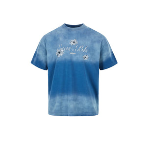 Basic printed T-shirt Blue