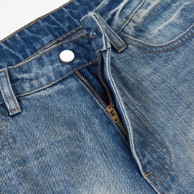 Retro straight-leg flared jeans