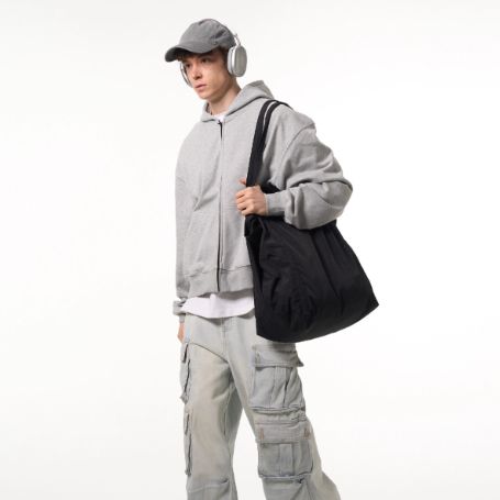 Retro casual loose hoodie