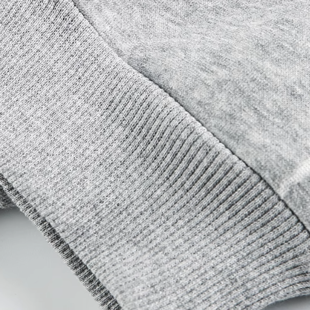 Loose zip-up stand-up collar sweatshirt