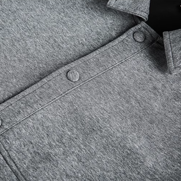 casual silhouette lapel jacket Grey