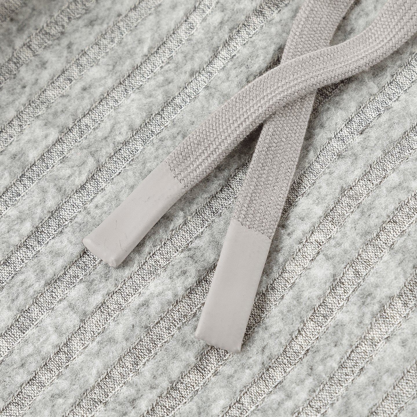 Loose Fleece Casual Pants White Gray