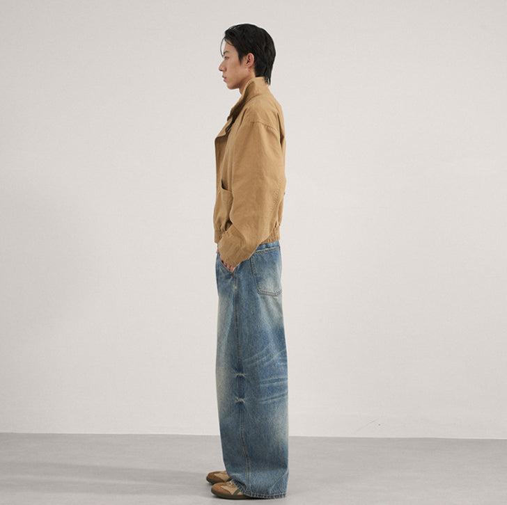 Baggy Curved Blade Jeans HO1
