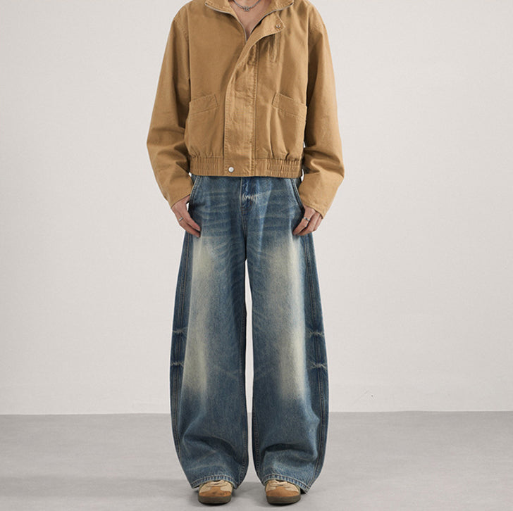 Baggy Curved Blade Jeans HO1