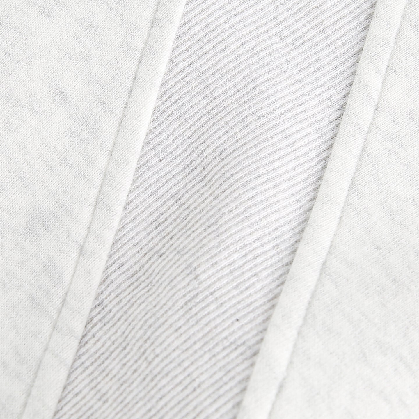 Loose Crew Neck Sweatshirt White Ash