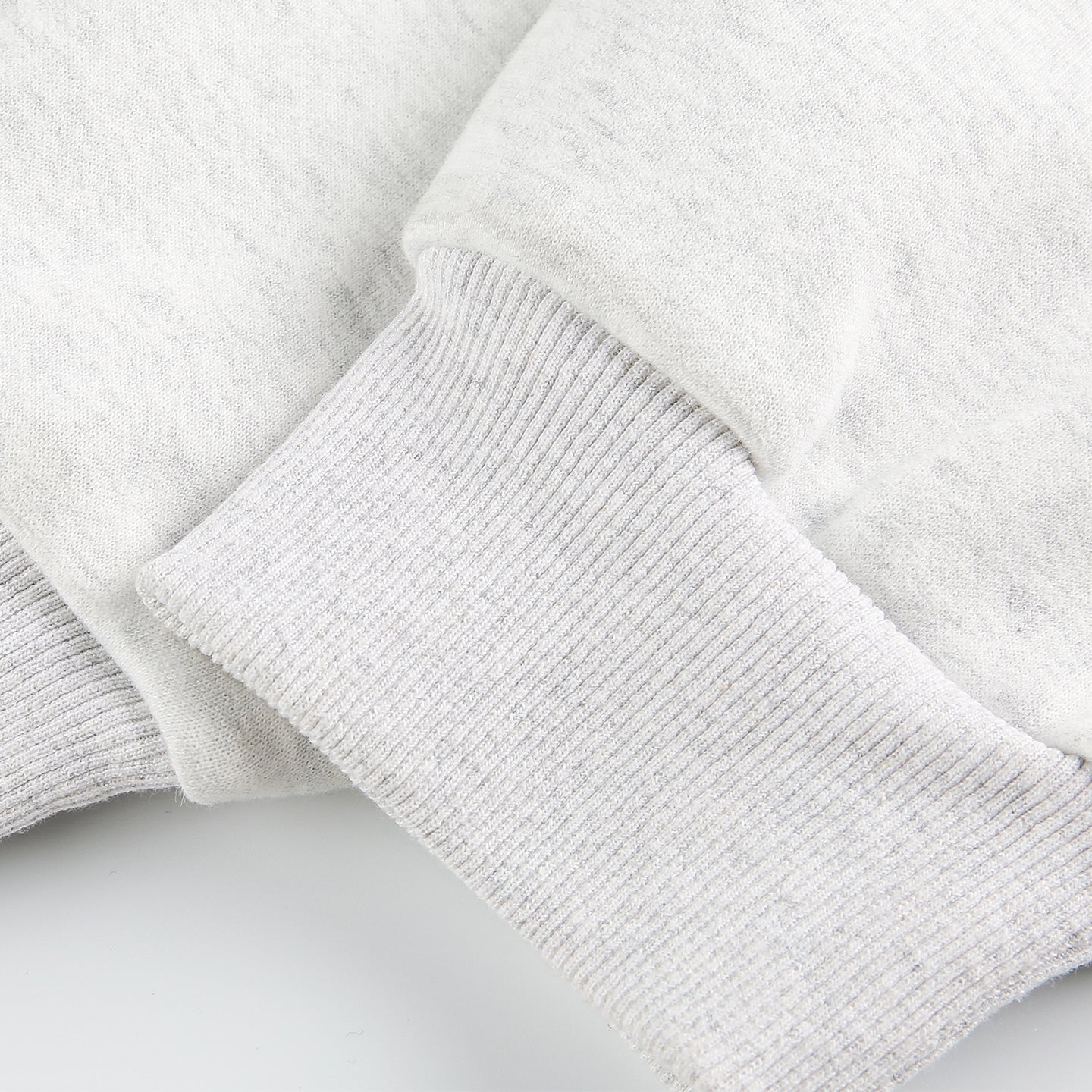 Loose Crew Neck Sweatshirt White Ash
