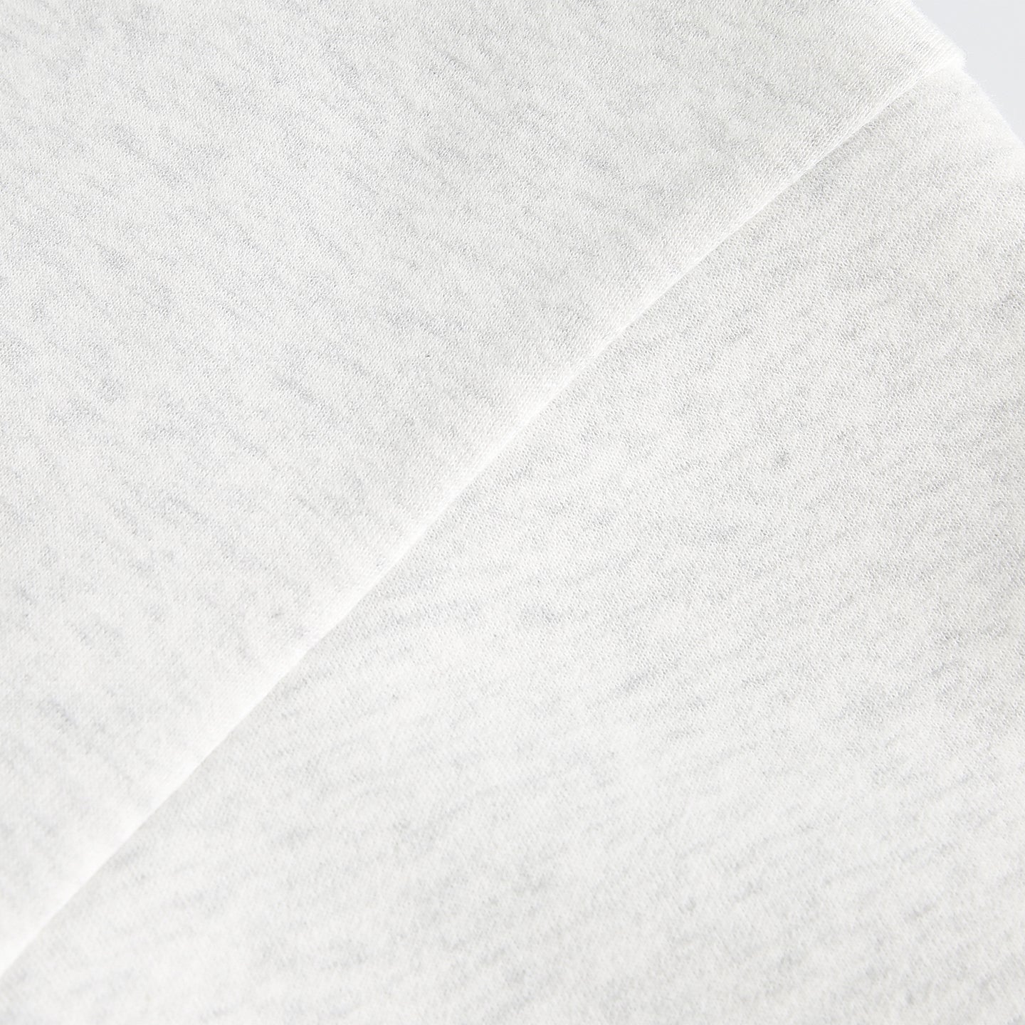 Loose Crew Neck Sweatshirt White Ash