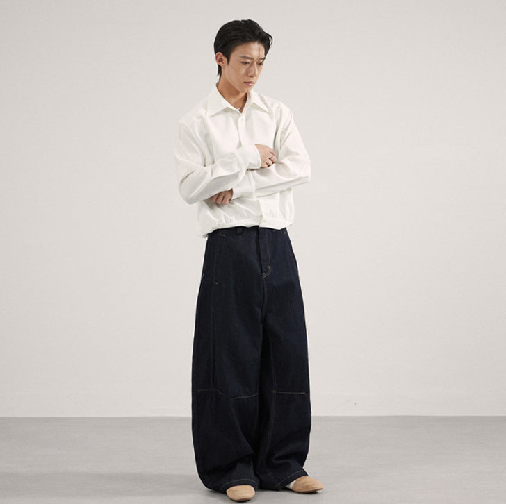 Baggy Curved Blade Jeans HO3