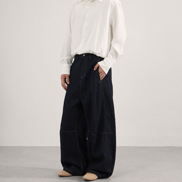 Baggy Curved Blade Jeans HO3