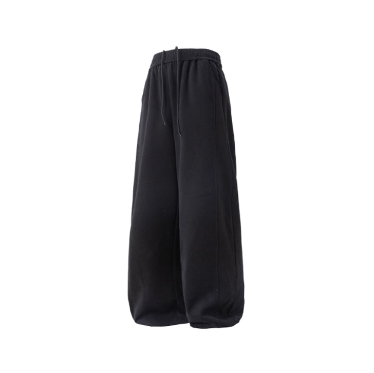Loose Fit Baggy Sweatpants Black