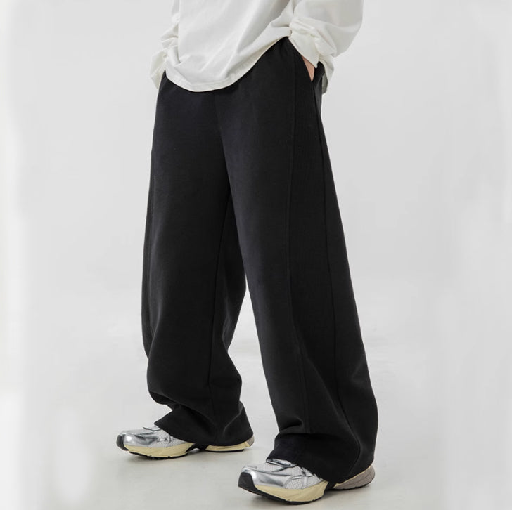 Loose Fit Baggy Sweatpants Black