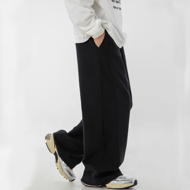 Loose Fit Baggy Sweatpants Black