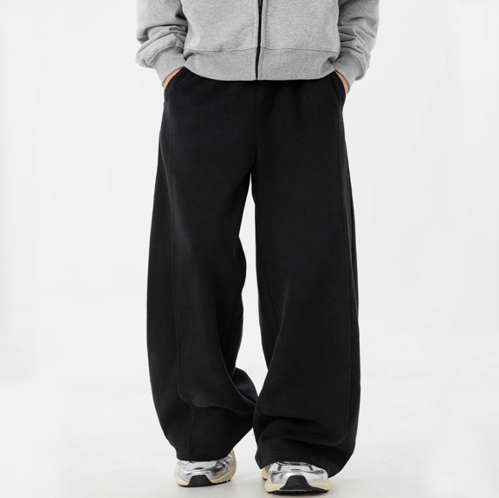 Loose Fit Baggy Sweatpants Black