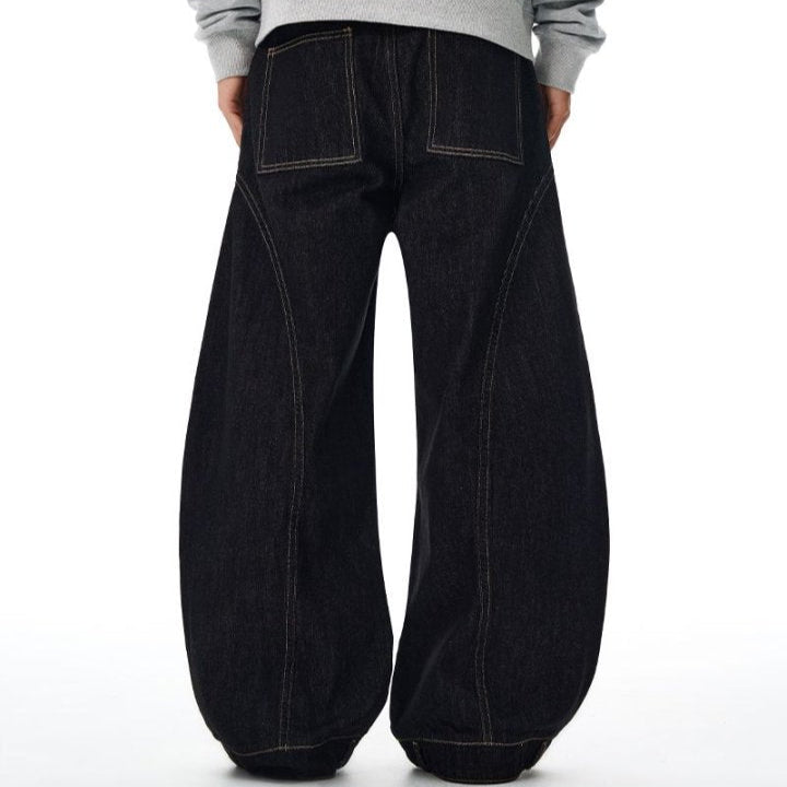 Baggy Curved Blade Jeans