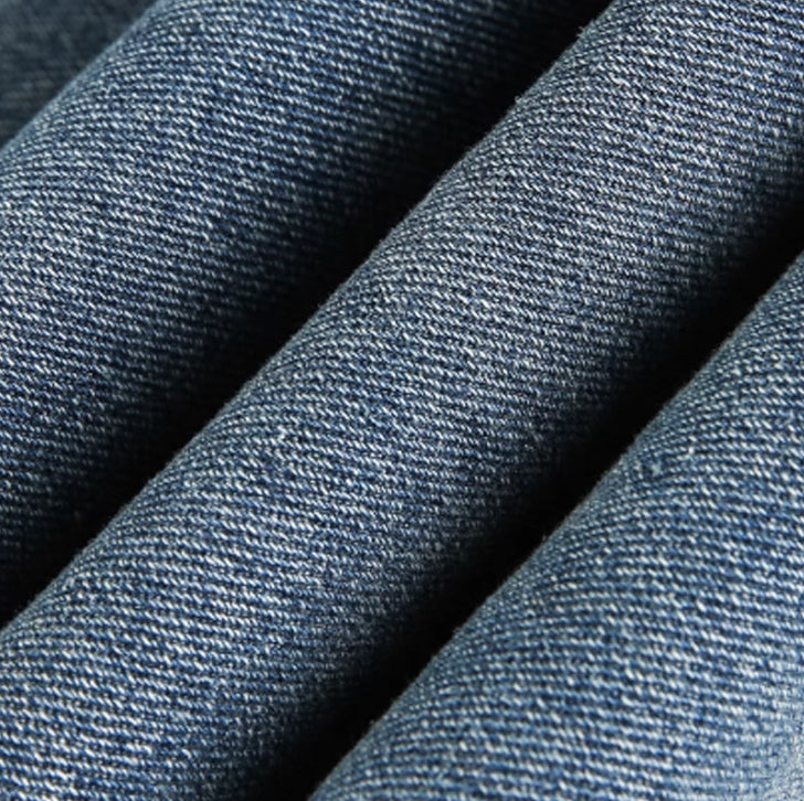 Original loose lapel denim jacket Light Blue