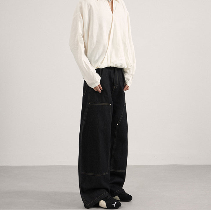 Baggy Curved Blade Jeans HO2