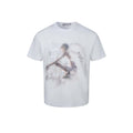 Vintage Angel Wings Print T-Shirt White